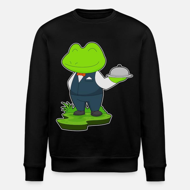Frosch Kellner Servierplatte - Stanley/Stella Unisex Bio-Sweatshirt ROLLER - Schwarz