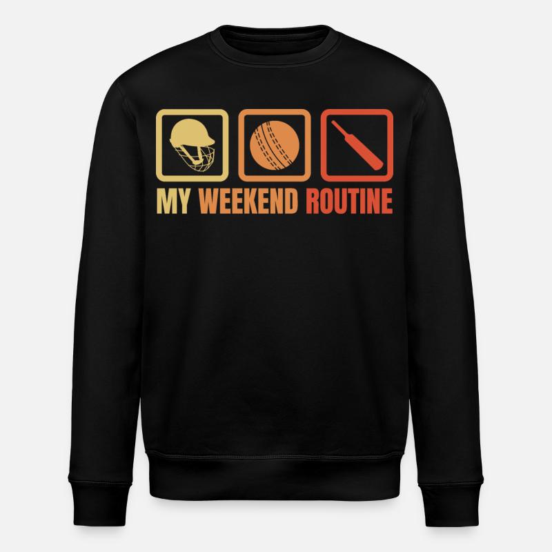 Ma routine du week-end - Sweat bio ROLLER Stanley/Stella Unisexe - noir