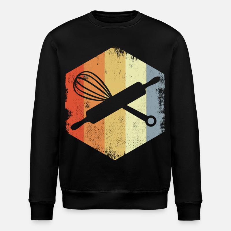 Dough Roll Hand Mixer - Stanley/Stella ROLLER Unisex Organic Sweatshirt - black