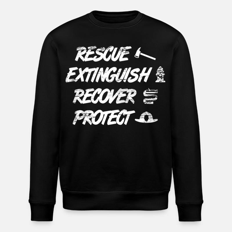 Dicton de pompier - Sweat bio ROLLER Stanley/Stella Unisexe - noir