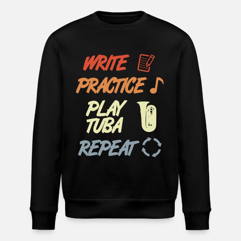 Tuba Motivation - Sweat bio ROLLER Stanley/Stella Unisexe - noir