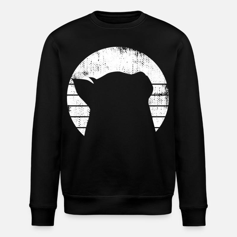 Dessin de chat - Sweat bio ROLLER Stanley/Stella Unisexe - noir