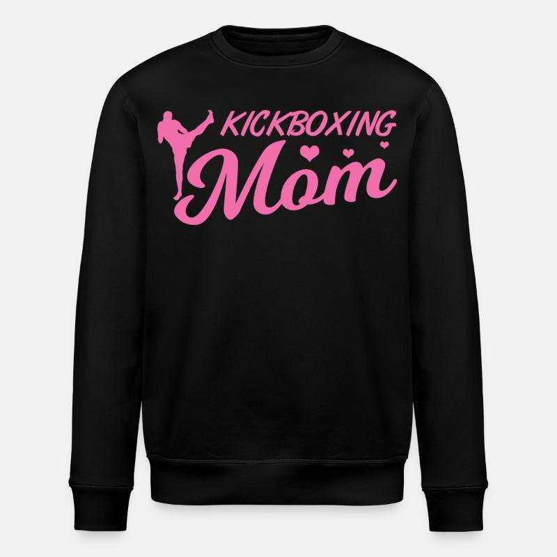 Maman kickboxeuse - Sweat bio ROLLER Stanley/Stella Unisexe - noir