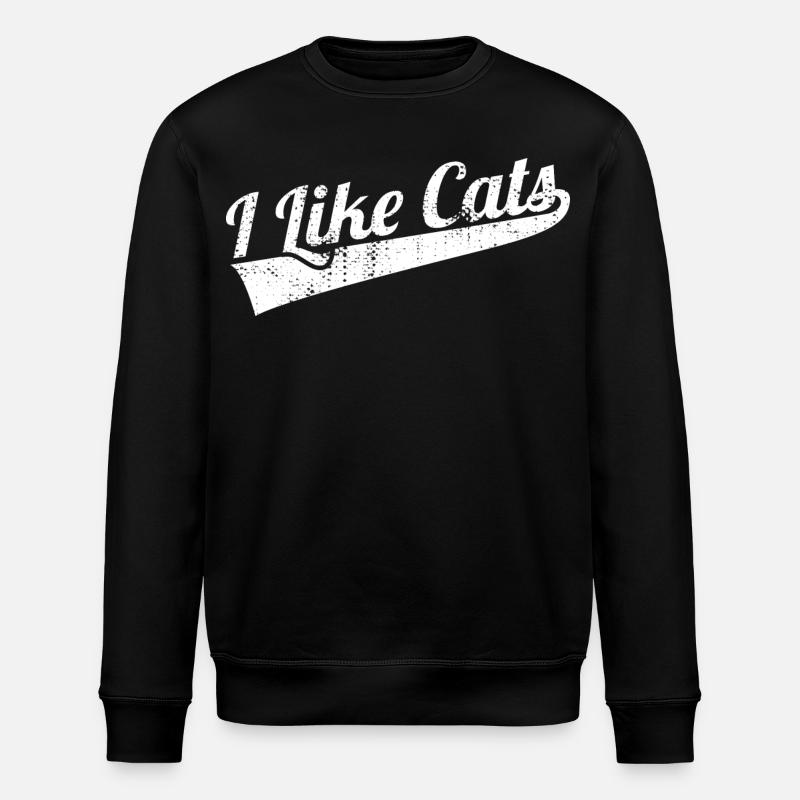 J’aime les chats - Sweat bio ROLLER Stanley/Stella Unisexe - noir