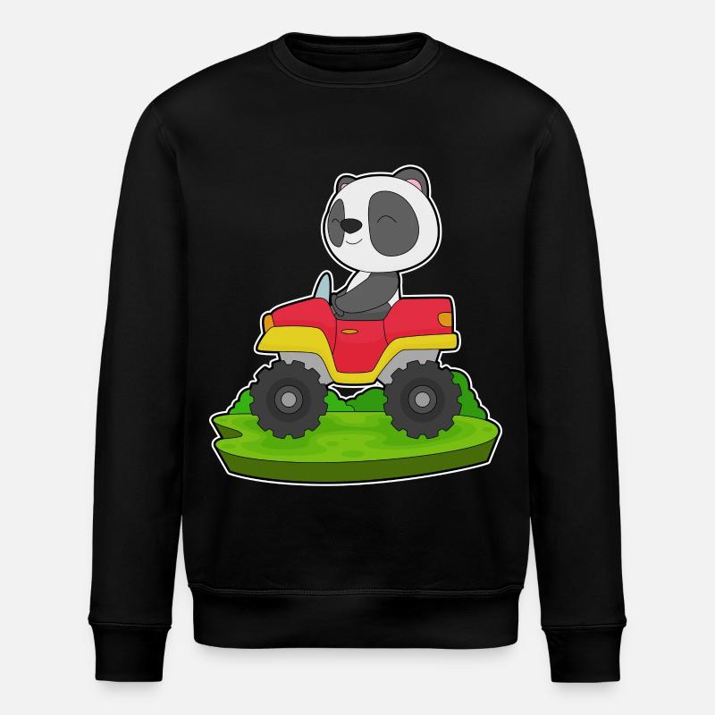 Panda Auto - Stanley/Stella Unisex Bio-Sweatshirt ROLLER - Schwarz