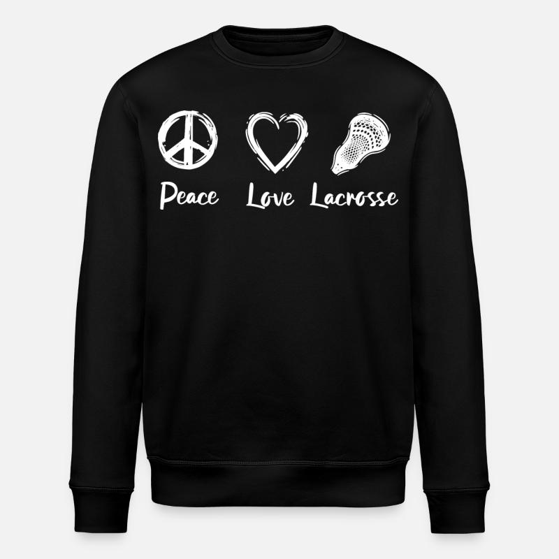 Crosse Paix Amour - Sweat bio ROLLER Stanley/Stella Unisexe - noir