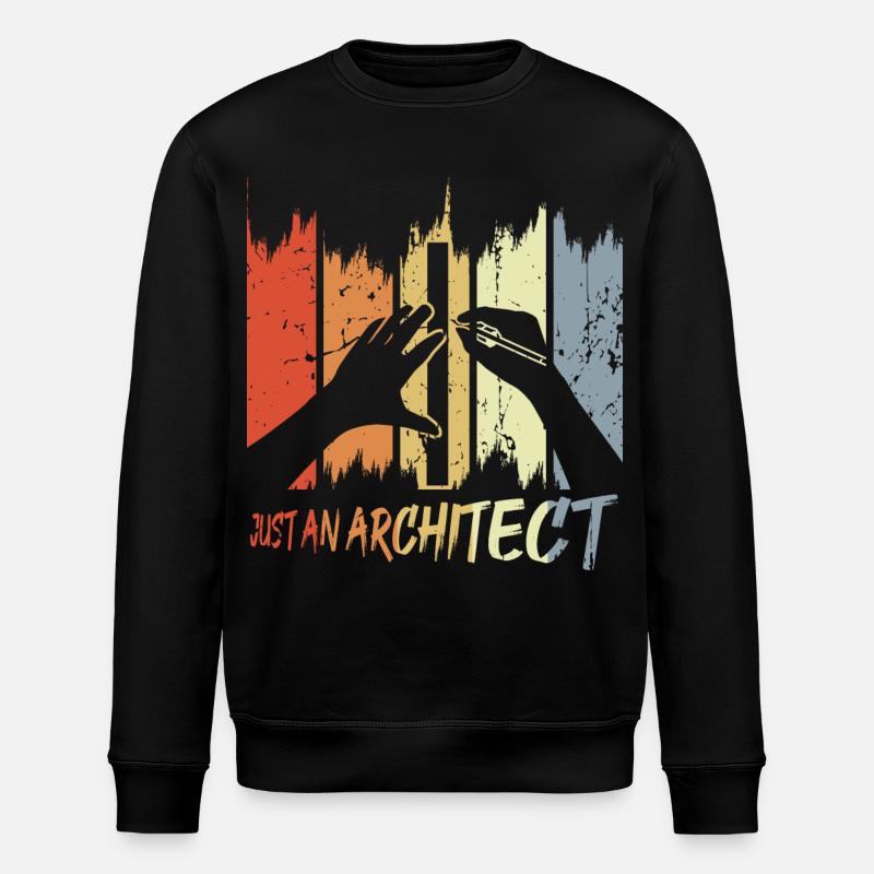 Drôle d’architecte - Sweat bio ROLLER Stanley/Stella Unisexe - noir