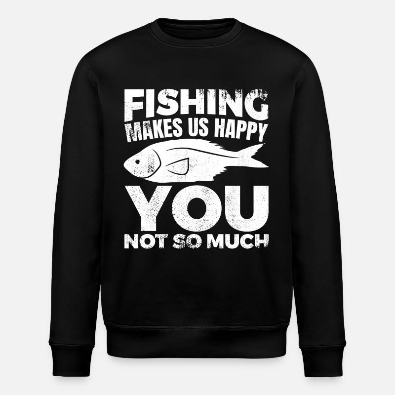 Fisherman's Joke - Stanley/Stella ROLLER Unisex Organic Sweatshirt - black