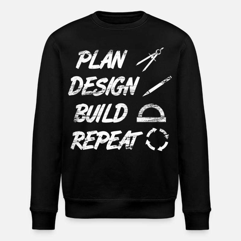 Routine de l’architecte - Sweat bio ROLLER Stanley/Stella Unisexe - noir