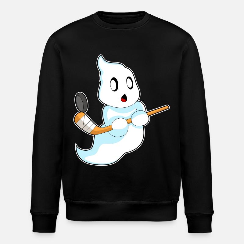 Geist Eishockey Eishockeyschläger - Stanley/Stella Unisex Bio-Sweatshirt ROLLER - Schwarz