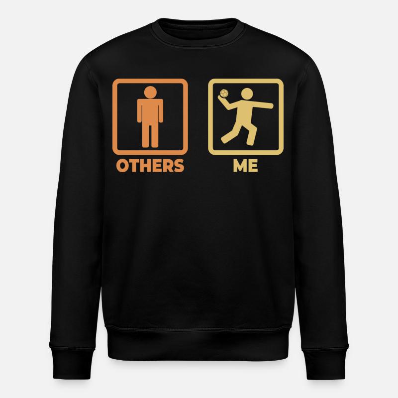 Moi en tant que handballeur - Sweat bio ROLLER Stanley/Stella Unisexe - noir