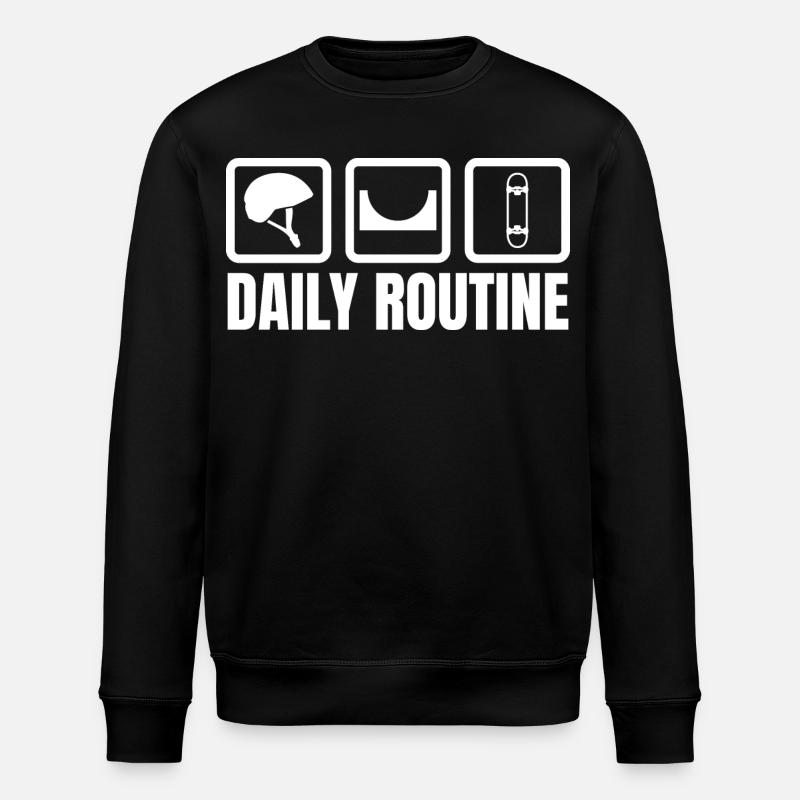 Routine du patineur - Sweat bio ROLLER Stanley/Stella Unisexe - noir