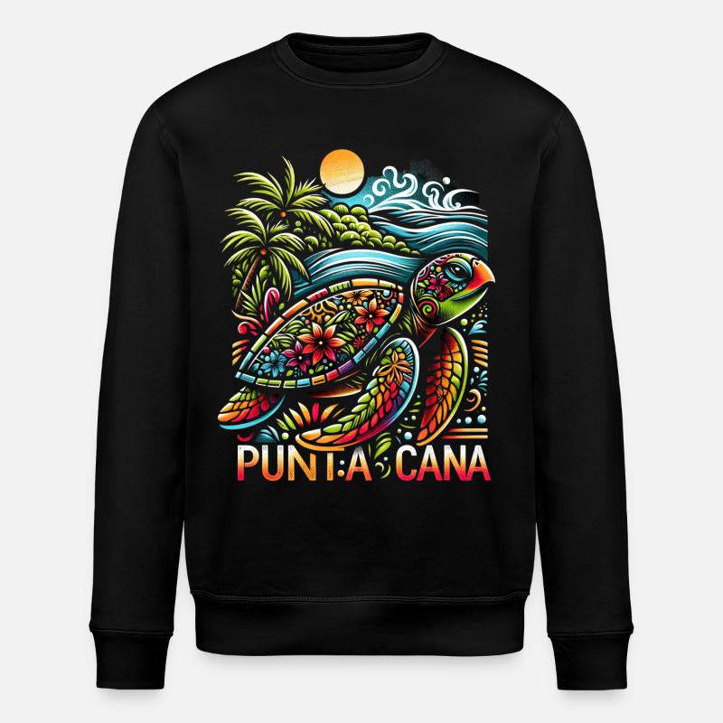 Punta Cana Vibes - Stanley/Stella ROLLER Unisex Organic Sweatshirt - black