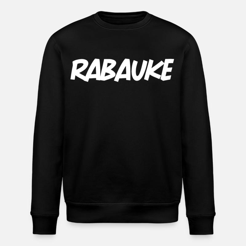 Rabauke - Stanley/Stella Unisex Bio-Sweatshirt ROLLER - Schwarz