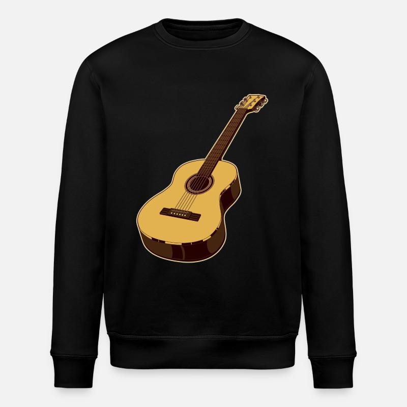 Gitarre - Stanley/Stella Unisex Bio-Sweatshirt ROLLER - Schwarz