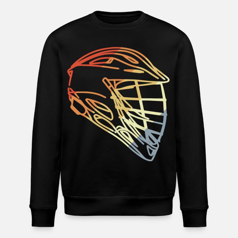 Casque de crosse style rétro - Sweat bio ROLLER Stanley/Stella Unisexe - noir