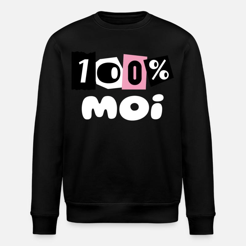 100% ICH - Stanley/Stella Unisex Bio-Sweatshirt ROLLER - Schwarz