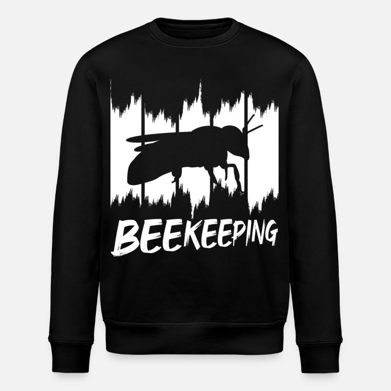 Bienenzucht - Stanley/Stella Unisex Bio-Sweatshirt ROLLER - Schwarz