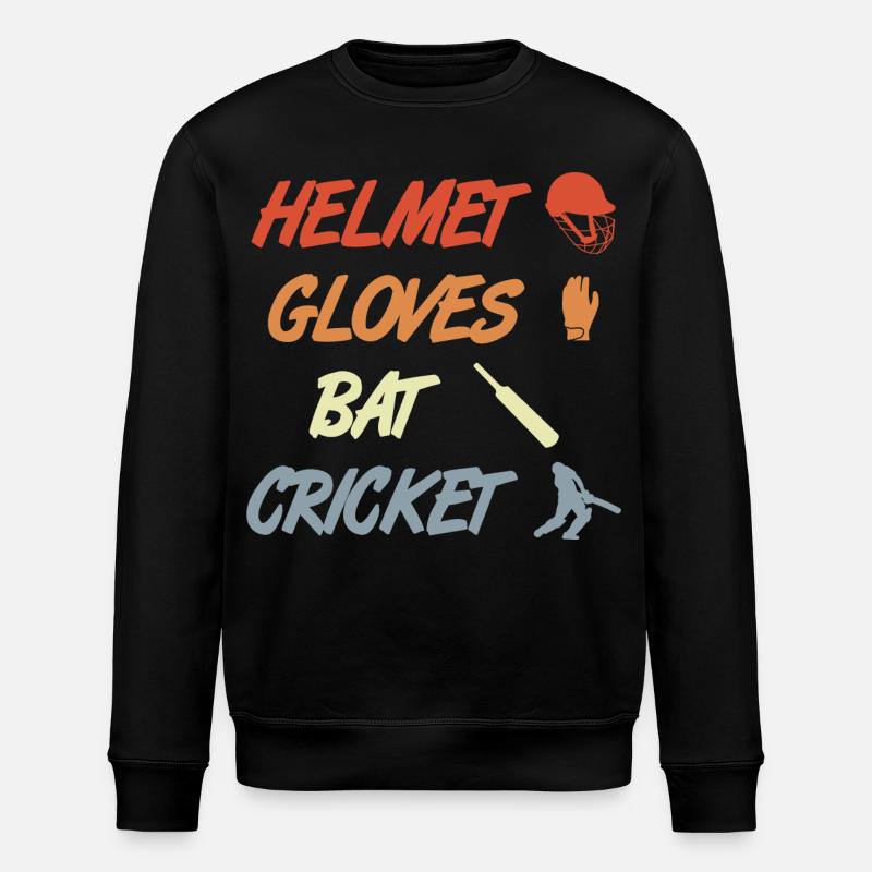 Cricket Spruch - Stanley/Stella Unisex Bio-Sweatshirt ROLLER - Schwarz