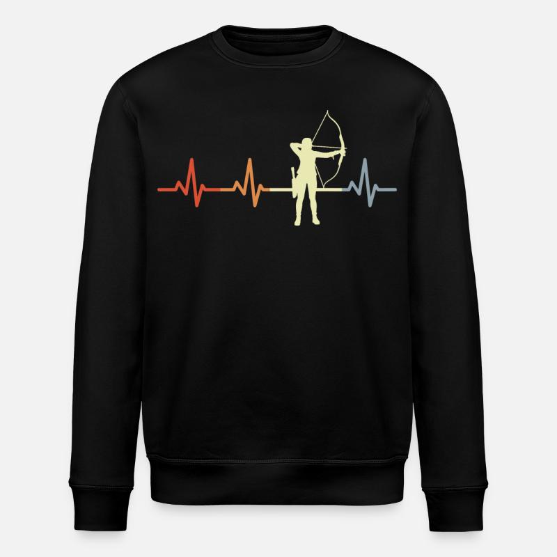 Ligne Archer Heart - Sweat bio ROLLER Stanley/Stella Unisexe - noir