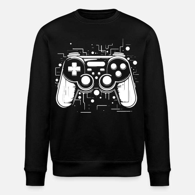 Game Controllers - Stanley/Stella ROLLER Unisex Organic Sweatshirt - black