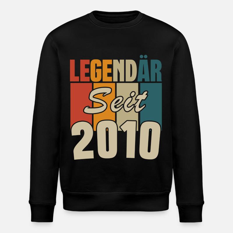 Legendär seit 2010 - Stanley/Stella Unisex Bio-Sweatshirt ROLLER - Schwarz