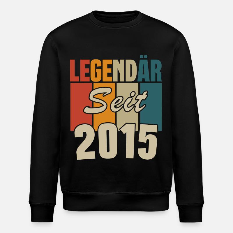 Legendär seit 2015 - Stanley/Stella Unisex Bio-Sweatshirt ROLLER - Schwarz