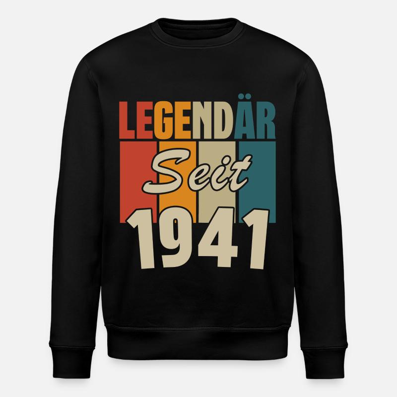 Legendär seit 1941 - Stanley/Stella Unisex Bio-Sweatshirt ROLLER - Schwarz