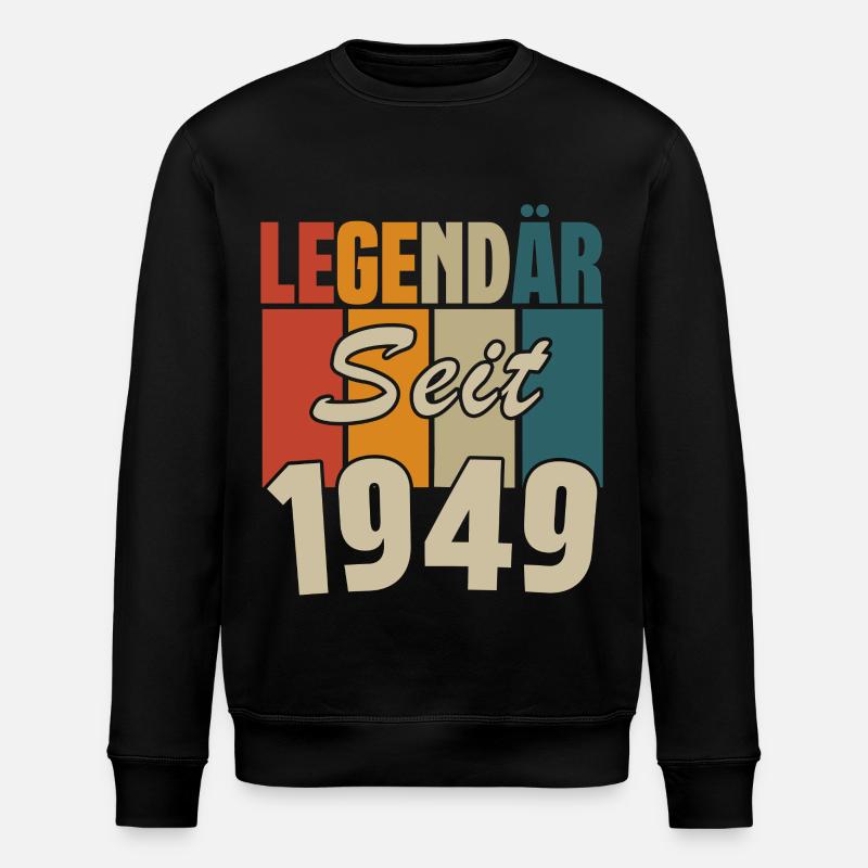 Legendär seit 1949 - Stanley/Stella Unisex Bio-Sweatshirt ROLLER - Schwarz