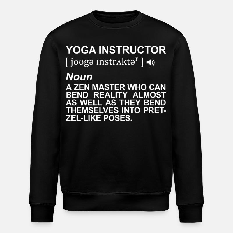 Yogalehrer Definition - Stanley/Stella Unisex Bio-Sweatshirt ROLLER - Schwarz