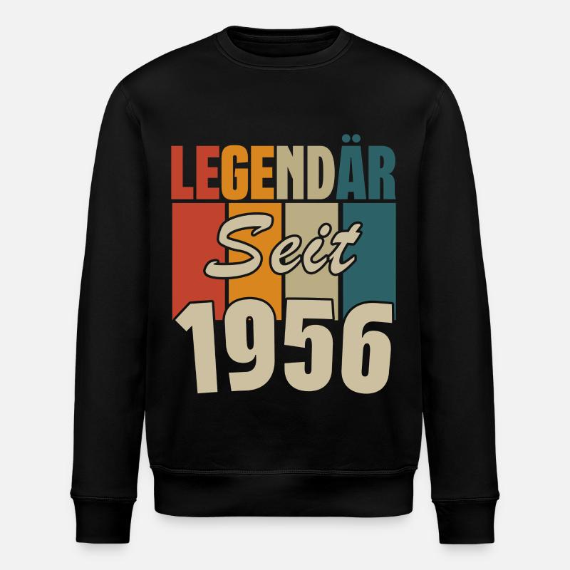 Legendär seit 1956 - Stanley/Stella Unisex Bio-Sweatshirt ROLLER - Schwarz