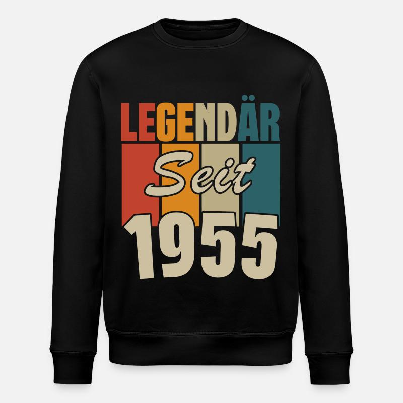 Legendär seit 1955 - Stanley/Stella Unisex Bio-Sweatshirt ROLLER - Schwarz