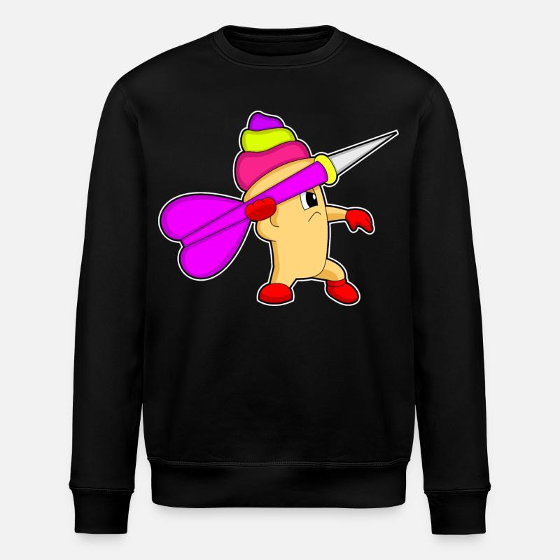 Pince à cupcakes Dartpfeil - Sweat bio ROLLER Stanley/Stella Unisexe - noir