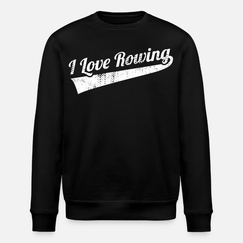 J’adore l’aviron - Sweat bio ROLLER Stanley/Stella Unisexe - noir