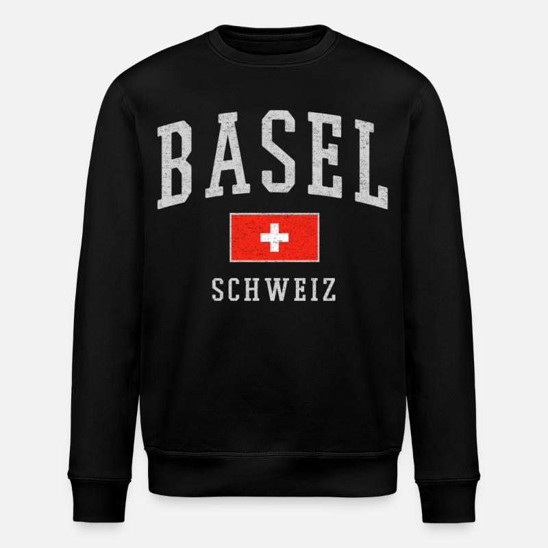 Bâle - Sweat bio ROLLER Stanley/Stella Unisexe - noir