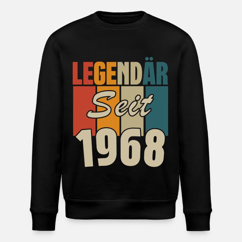 Legendär seit 1968 - Stanley/Stella Unisex Bio-Sweatshirt ROLLER - Schwarz