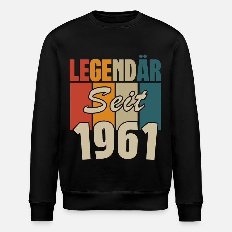 Legendär seit 1961 - Stanley/Stella Unisex Bio-Sweatshirt ROLLER - Schwarz