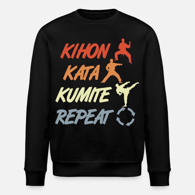 Piliers du karaté - Sweat bio ROLLER Stanley/Stella Unisexe - noir
