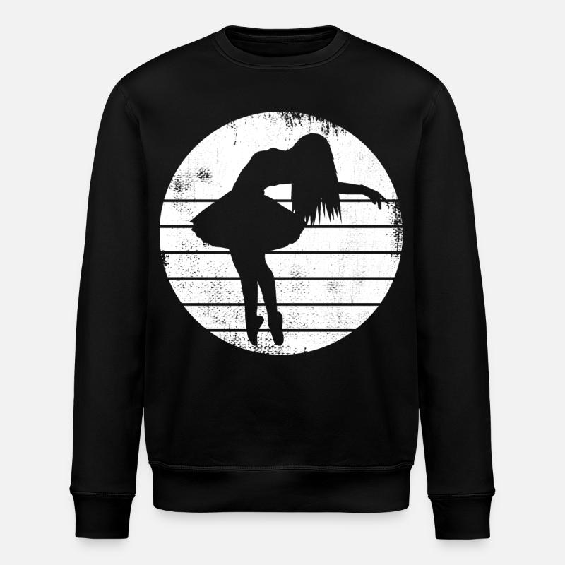 Croquis de fille de ballet - Sweat bio ROLLER Stanley/Stella Unisexe - noir