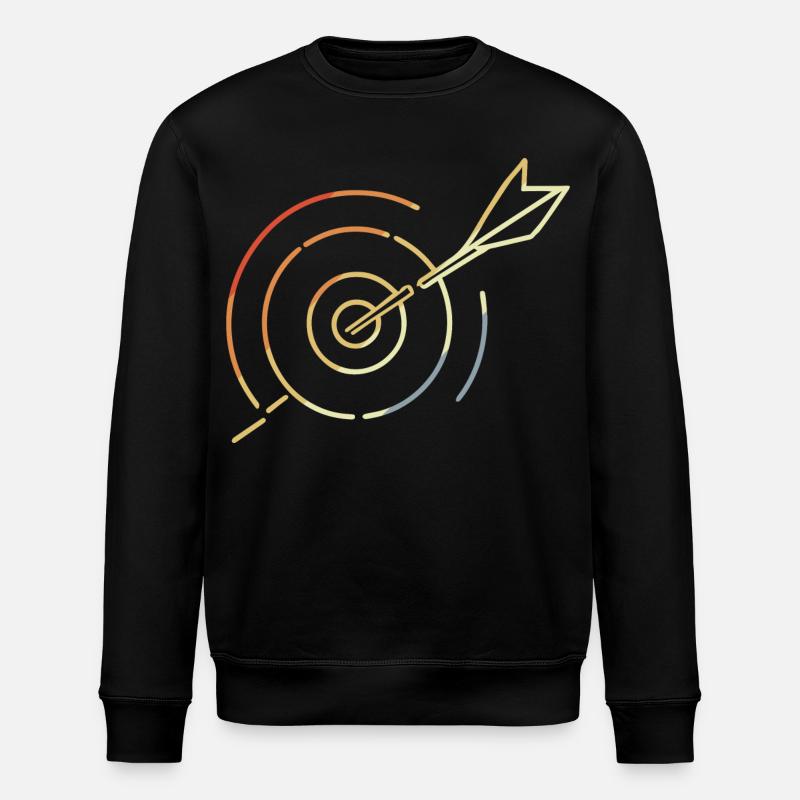Archery Target - Stanley/Stella ROLLER Unisex Organic Sweatshirt - black