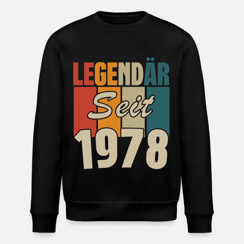 Legendär seit 1978 - Stanley/Stella Unisex Bio-Sweatshirt ROLLER - Schwarz