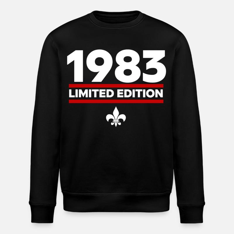 1983 Édition limitée - Sweat bio ROLLER Stanley/Stella Unisexe - noir
