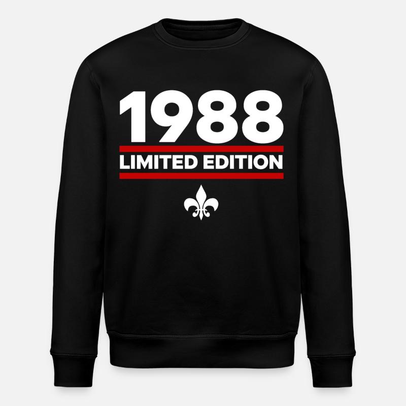 1988 Édition limitée - Sweat bio ROLLER Stanley/Stella Unisexe - noir