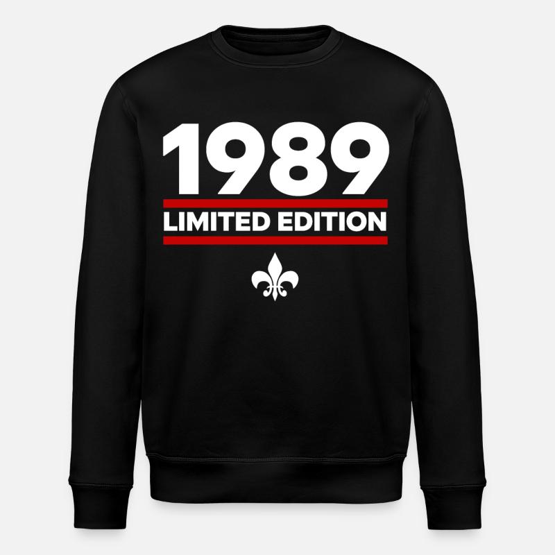 1989 Édition limitée - Sweat bio ROLLER Stanley/Stella Unisexe - noir
