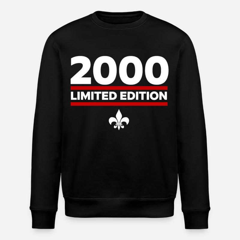 2000 Limited Edition - Stanley/Stella ROLLER Unisex Organic Sweatshirt - black