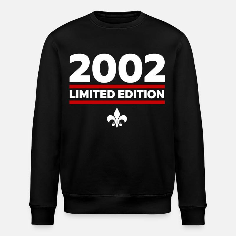 2002 Limited Edition - Stanley/Stella ROLLER Unisex Organic Sweatshirt - black