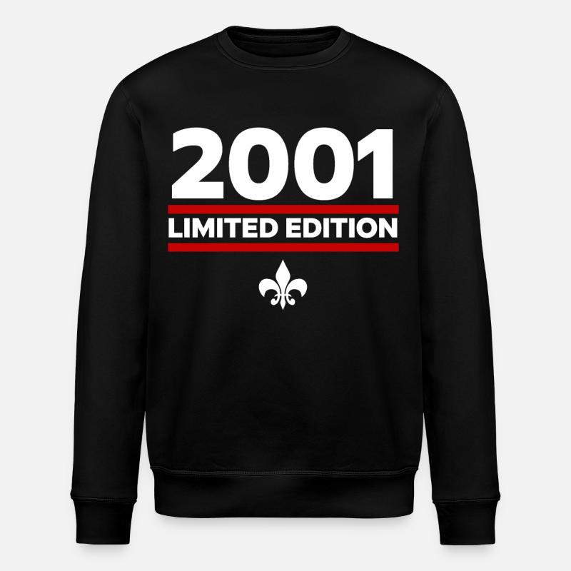 2001 Limited Edition - Stanley/Stella ROLLER Unisex Organic Sweatshirt - black