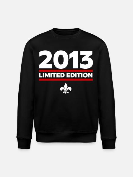 2013 Limited Edition - Stanley/Stella ROLLER Unisex Organic Sweatshirt - black