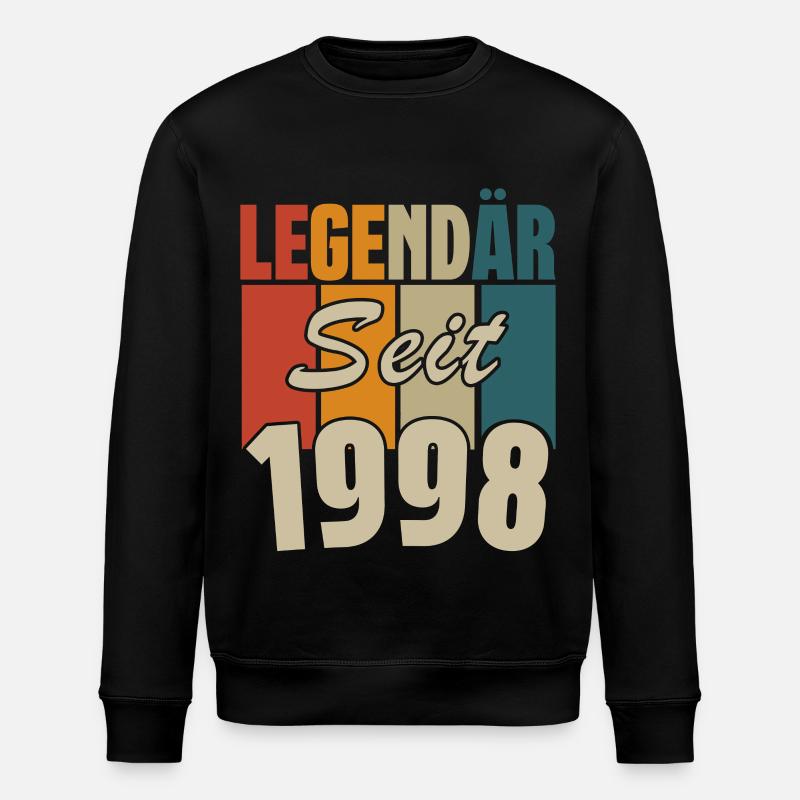 Legendär seit 1998 - Stanley/Stella Unisex Bio-Sweatshirt ROLLER - Schwarz