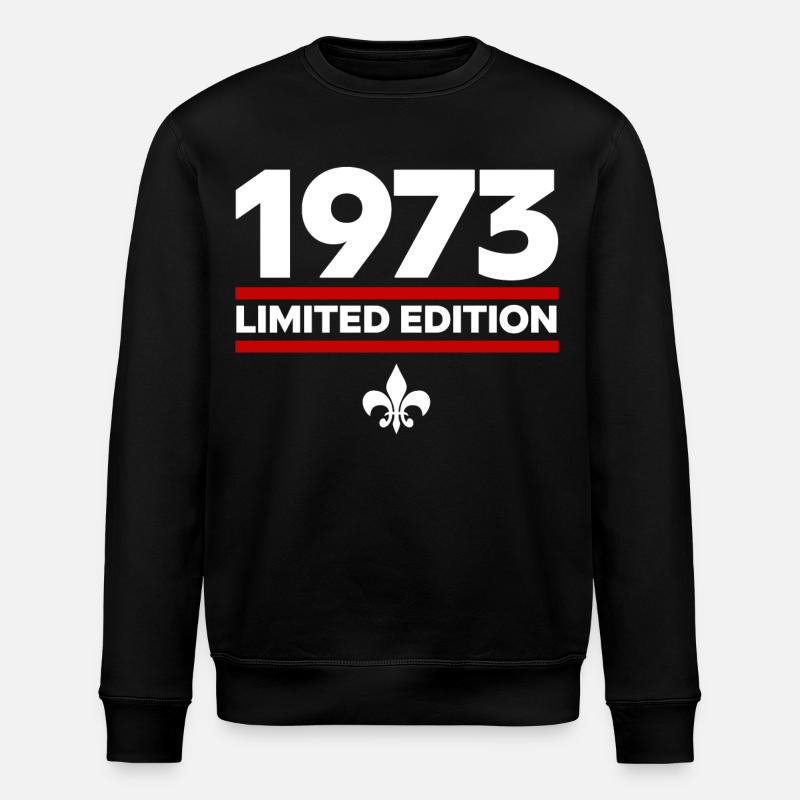 1973 Limited Edition - Stanley/Stella ROLLER Unisex Organic Sweatshirt - black